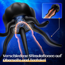 Load image into Gallery viewer, Masturbator Sexspielzeug für Paare Extrem Sex Toy mit 10 Vibrations Qualle Tentakel Penismassage Nippel &amp; Klitoris Stimulator, Vibratorensets Penis Vibrator - Erotik Sextoysets für Ihn und Frauen