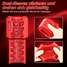 Load image into Gallery viewer, Elektrischer Masturbator Sex Spielzeug für die Männer - Masturbieren Sexspielzeug für Männer Solo Paare Extrem Sex mit 10 Vibrierend &amp; Rotierend, Taschenmuschi Penis Masturbatoren Blowjob Sex Toys