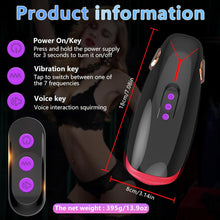 Load image into Gallery viewer, Elektrischer Masturbator Cup 10 Vibration und Heizfunktion mit Zunge lecken Penis Vibratoren Elektrische Masturbatoren Penis Trainer, Männer Eichel Stimulator 3D Realistischer Vagina Pussy
