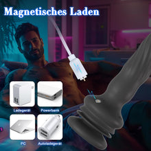Load image into Gallery viewer, Analplug Sex Spielzeug für die Männer Frauen, Wriggelnde Rotierende Vibrierende Prostata Stimulation Männer Saugnapf mit Fernbedienung, Anal Dildo Vibrator Analvibratoren für Mann Sexspielzeug