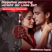 Load image into Gallery viewer, Anal Vibrator Prostata Stimulation Männer Analplug Sexspielzeug für die Männer Vibratorenset Anal plug Dildo mit Penisring Analvibratoren für Mann Buttplug mit 9 Vibration 9 Stoßmodi Sex Toys