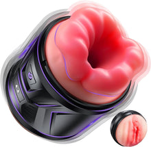 Load image into Gallery viewer, Masturbieren für Männer Masturbator, Realistisch Vagina blowjob Simulator Sex Spielzeug für die Männer Taschenmuschi 10 Vibrationen, Vibratorensets für Männer Sexspielzeug Solo, Sex Toy Mastur
