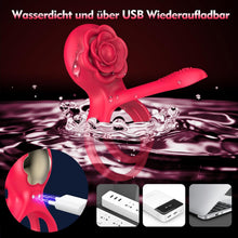 Load image into Gallery viewer, Vibrierender Penisring Sex Spielzeug für die Männer- 3 In 1 Cockring Sex Spielzeug für die Paare 10 Vibrationsmodi Penis Vibrator