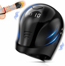 Load image into Gallery viewer, Penis Vibrator Trainer Masturbatoren Sexspielzeug-Elektrische Cup-Masturbatoren Mit LCD-Display &amp; 10 Vibrationsmodi,360°Wrapping Glans Stimulator,sex spielzeug für die männer Vibratorensets für Männer