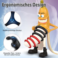 Load image into Gallery viewer, Dreieckiger Penisringe，Pleasure Ring Set 5 Cockringe Silikon Cockringe Hodenringe für Eine Härtere und Längere Erektion Erotisches Sexspielzeug für Paare Passend für Jede Größe Penis Ring Schwarz