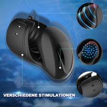 Load image into Gallery viewer, Elektrische Eichelvibrator,Penis-Vibrator mit einstellbarer Größe,10 Vibrationsmodi Neuer Masturbatoren,Elektrische Masturbatoren Penis Trainer, Männer Eichel Stimulator Silikon Sexspielzeug