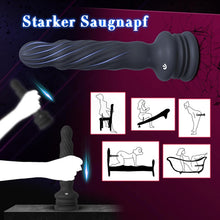Load image into Gallery viewer, Analplug Sex Spielzeug für die Männer Frauen, Wriggelnde Rotierende Vibrierende Prostata Stimulation Männer Saugnapf mit Fernbedienung, Anal Dildo Vibrator Analvibratoren für Mann Sexspielzeug