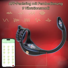 Load image into Gallery viewer, Penisring Sex Spielzeug für die Männer, Penis Ring Erotik Sex spielzeug für Paare extrem sex, Cockring Erotisches Sexspielzeug für Klitoris, 10 Vibrationsmodi Dual Penisringe Massagegerät mit APP