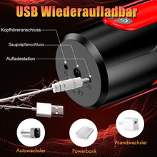 Load image into Gallery viewer, Elektrischer Masturbator Mann Handfrei Cup mit 7 Modi Teleskop und Rotation