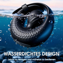 Load image into Gallery viewer, Verstellbarer Penisring Vibrator Sex Spielzeug für die Männer - Silikon Cockring Penis Ring Sex Toyset für Man Erektion mit 10 Vibrationsmodi, App Perlen-Hodenring Erotisches Sexspielzeug für Paare