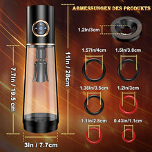 Load image into Gallery viewer, Penispumpe Sex Spielzeug für die Männer - Penis Pumpe Masturbator Erotisches Sexspielzeug, Men solo Penies.verlangerung Vibratorensets Blowjob Toy, Vakuumpumpe Vagina sucking Masturbatoren Elektrisch