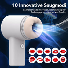 Load image into Gallery viewer, Elektrischer Masturbator Cup 10 Vibration mit 10 Saugmodi Sex Spielzeug für die Männer solo Sex Toys Masturbieren für Männer Taschenmuschi Penis Masturbatoren