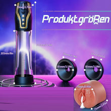 Load image into Gallery viewer, Elektrische Penispumpe Penisvergrößerung Sexspielzeug Masturbator - Sprachsteuerung Penispumpen mit 4 Saugstufen &amp; 4 Trainingsmodi Masturbieren für Männer Sex Sexspielzeug Sex Spielzeug für die Männer