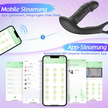 Load image into Gallery viewer, Prostata Stimulation Männer mit 9 Vibrationsmodi und Wiggle-Modus, Analvibratoren für Mann Anal Dildo Vibrator, Prostata Vibrator Analplug für Männer