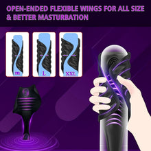 Load image into Gallery viewer, Elektrischer Masturbator Cup - 3 Motoren, 5 Klopfmodi, 10 Vibrationsmodi, Penis Training Massager Silikon Sexspielzeug für Männer Penis Vibrator Trainer Sex Spielzeug für die Männ Masturbieren
