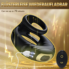 Load image into Gallery viewer, Sex Spielzeug Für Die Paare Penisring, Sex Spielzeug Für Die Männer Dual Penis Ring Vibrator Mit Fernbedienung, Penisringe Langwährende Erektion Cockring Sex Spielzeug Für Die Frau, Männer