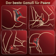 Load image into Gallery viewer, Sex Spielzeug für die Männer Penisring mit Einstellbare Größe, Cockring Vibration Sex Spielzeug für Paare mit Rabbit Vibrator für Klitoris, Erotik Sexspielzeug Penis Ring Sex 7 Vibrationsmodi Sex Toys