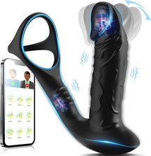 Load image into Gallery viewer, Prostata Stimulation Männer mit 9 Vibrationsmodi und Wiggle-Modus, Analvibratoren für Mann Anal Dildo Vibrator, Prostata Vibrator Analplug für Männer