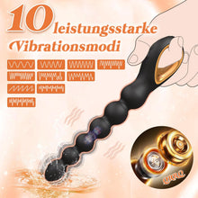 Load image into Gallery viewer, Analkugeln Analkette mit 6 Anal Beads, Sex Spielzeug anal Vibrator Prostata Stimulation Männer Analplug Sexspielzeug Buttplug Analplugs Analspielzeuge, Analvibratoren für Männer Anfänger Die Paare