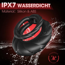 Load image into Gallery viewer, Penisring Vibrator, Sex Spielzeug für die Männer Penis Ring mit 10 Vibrationsmodi, Dual Penisringe Sextoysets für Paare Einstellbare Größe