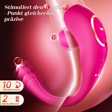 Load image into Gallery viewer, Vibration für Frauen Sex Spielzeug für die Frau Paare mit APP, 2in1 Vibrator G-Punkt Anal Klitoris Vibratorensets 10Modi, Leise Tragbarer Vibratoren Bdsms Sexspielzeug Extrem Sex Toyset für Woman Rosa