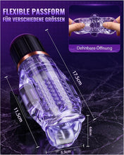 Load image into Gallery viewer, Masturbieren für Männer mit Zungenleck Sex Spielzeug für die Männer - Full-Wrap Masturbator Sexspielzeug für Männer Solo, Penis Eichel Vibrator Masturbator, KI-Interaktion Sex Toyset für Man