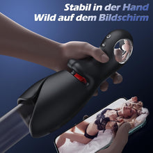 Load image into Gallery viewer, Sex Spielzeug für die Männer Masturbator, Zungenlecken Flattern Masturbatoren Vibrator, Upgraded Flügeldesign Vibratorensets Masturbieren für Männer Paare Sex Toys mit 10x10 Modi &amp; APP Reif Glanvoo