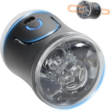 Load image into Gallery viewer, Roluck Elektrische Cup-Masturbatoren, Masturbieren für Männer Sex Spielzeug mit 9 Vibrationsmodi, Handfrei Männer Sex Sexspielzeug ABS + TPE-Material Masturbator Penis Trainingsgerät Masturbation