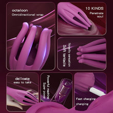 Load image into Gallery viewer, Elektrische Eichelvibrator,Penis-Vibrator im Griffdesign Mit 10 Vibrationsmodi Penistrainer Massagegerät,Elektrische Masturbator Cup Multiple Reize Sexspielzeug für Mann Silikon Männerpokal