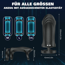 Load image into Gallery viewer, Penisring Vibrator Sex Spielzeug für die Männer, Penis Ring Erotik Sex Spielzeug für Paare Extrem, Cockring Penistrainer mit App Steuerung Masturbieren Männer mit 10 Modi für Langwährende Erektion