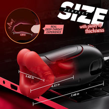 Load image into Gallery viewer, Masturbieren für Männer Masturbator, App-Steuerung Sex Spielzeug für die Männer Masturbatoren Quetschbarer Blowjob mit 10 vibrierenden Zungen und internen, sexspielzeug für männer solo Pocket Pussy