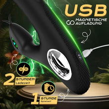 Load image into Gallery viewer, Dildo Vibrator Sex Spielzeug für die Frau, Vibratorensets für Frauen Klitoris Stimulator für Sie, G Punkt Vibratoren mit Klitorisstimulation mit 10 VibrationModi Sexspielzeug für Paare Sex Toy