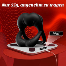 Load image into Gallery viewer, Dual Penisring Vibrator mit Klitoris Stimulator, Penisringe Sex Spielzeug für die Paare Extrem mit 9 Vibrationen, Sexspielzeug Vibratorensets für Paare Männer Cock Penis Ring Paarvibrator für Paare