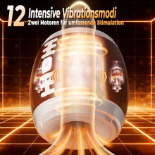 Load image into Gallery viewer, Masturbator Sex Spielzeug für die Männer Paare solo, Masturbieren Mann elektrisch Pocket Pussy mit 12 Vibrationsmodi Vagina, Masturbatoren Sexspielzeug Taschenmuschi Sex Toyset für Man Toys Muschi Toy