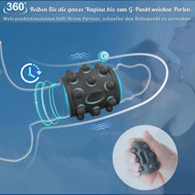 Load image into Gallery viewer, Penisring Vibrator Penishülle für Penis G-Punkt, Sex Spielzeug für die Paare Männer Frauen, 10 Vibrations Penis Ring Sleeve Cockring, Budoli Penismanschetten Sex Toys, Penisverlängerung Sexspielzeug