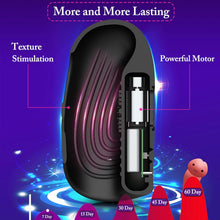 Load image into Gallery viewer, Elektrischer Masturbator Penistrainer Vibrator Mit 10 Vibrationsmodi Penistrainer Massagegerät,Elektrische Masturbator Cup Multiple Reize Sexspielzeug für Mann Eichel Stimulator