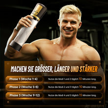 Load image into Gallery viewer, Elektrische Penispumpe Masturbator Sex Spielzeug für die Männer - Vakuumpumpe mit 5 Starken Saugmodi Penies Pump mit 6 Penisringe &amp; 3 Silikonhülsen Erotisches Sexspielzeug für Männer Penisvergrößerung