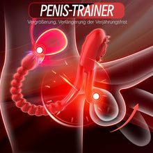 Load image into Gallery viewer, Analvibratoren für Mann Prostata Stimulation Männer mit Penisring Vibrationen Analplug für männer Sex Spielzeug für die Männer Anal Vibrator Anal dildo Anal Plug Buttplug für Paare Sexspielzeugs