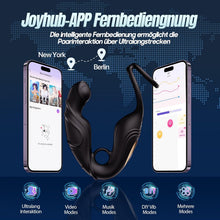 Load image into Gallery viewer, Analvibratoren für Mann Prostata Stimulation Männer mit 360° Rotierende Analdehnung Massage &amp; 9 Intensiv Vibrationsmodi Analplug Anal Vibrator Sex Spielzeug die Männer Penisring APP Tagnaff
