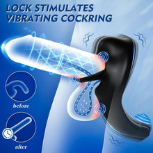 Load image into Gallery viewer, Eherson Penisring Vibrator, Penisringe Sex Spielzeug für Paare mit 9 Vibrationsmodi für Penis Hoden Perineum, Penis Ring zur Potenzsteigerung,Cockring Sex Spielzeug für die Männer Sexspielzeug