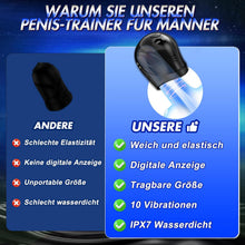 Load image into Gallery viewer, Penis Vibrator Trainer Masturbatoren Sexspielzeug-Elektrische Cup-Masturbatoren Mit LCD-Display &amp; 10 Vibrationsmodi,360°Wrapping Glans Stimulator,sex spielzeug für die männer Vibratorensets für Männer
