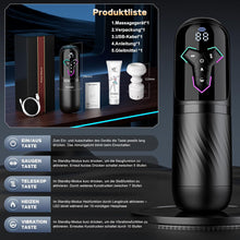 Load image into Gallery viewer, Beheizter Sex Spielzeug für die Männer Masturbator, Masturbieren für Männer 10 Vibrations &amp; 7 Stoß &amp; 5 Saugmodi, Zungenleck Taschenmuschi Sexspielzeug Masturbatoren, App-Steuerung Sex Toys Penispumpe