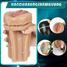 Load image into Gallery viewer, Elektrischer Masturbator Cup 10 Vibration mit 5 Saugmodi Sex Spielzeug für die Männer solo Sex Toys Masturbieren für Männer Taschenmuschi Penis Masturbatoren mit 3D Realistischer Vagina Pussy