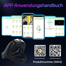 Load image into Gallery viewer, Vibrator für männer mit 9 modi APP Steuerung Cockringe für herren gummi Sex spielzeug für die paare Penies ring Vibratoren für männer Sex sexspielzeug für männ zum befriedigen (APP-Steuerung)