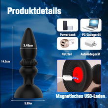 Load image into Gallery viewer, Analvibratoren für Mann mit 10 Vibration Analplug# für Männer mit App-Steuerung analvibrator Anal toy Buttplug Prostata Stimulator Anal Plug Vibratorensets Sex Spielzeug für Paare
