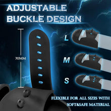 Load image into Gallery viewer, Silicone Electric Trainer Vibrator Adjustable Size with 10 Vibration Modes Male Glans Training Stimulator Masturbation Cup Adult Sex Toy for Men Couples
