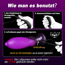 Load image into Gallery viewer, Anal Dildo Groß Monster Aufblasbar Fantasy Dildo Knot Dog Inflatable BDSM Analdildos Anal Toy XXL Dildos Pump Analdehner Fetisch Analplug Sex Spielzeug für die Männer Frauen Paare