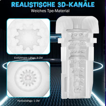 Load image into Gallery viewer, Elektrischer Masturbator Cup, Masturbieren für Männer mit 3 Saugmodi 7 Modi Teleskopfunktion, Sex Spielzeug für die Männer, Masturbieren für Männer, Taschenmuschi Penis Masturbatoren