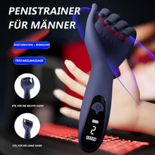 Load image into Gallery viewer, Finger Penis Trainer Vibrator mit 9 Vibrationsmodi,Eichelvibrator Eichel Stimulator Masturbatoren Mann Sexspielzeug für Männer Solo