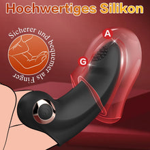 Load image into Gallery viewer, Fingervibrator für Sie Klitoris und G-Punkt mit 10 Vibrationsmodi, Erotik Sex Toy Tragbare Nippel Stimulator Fingerhülle mit Silikon Textur Bürste Sexspielzeug für Paare Frauen